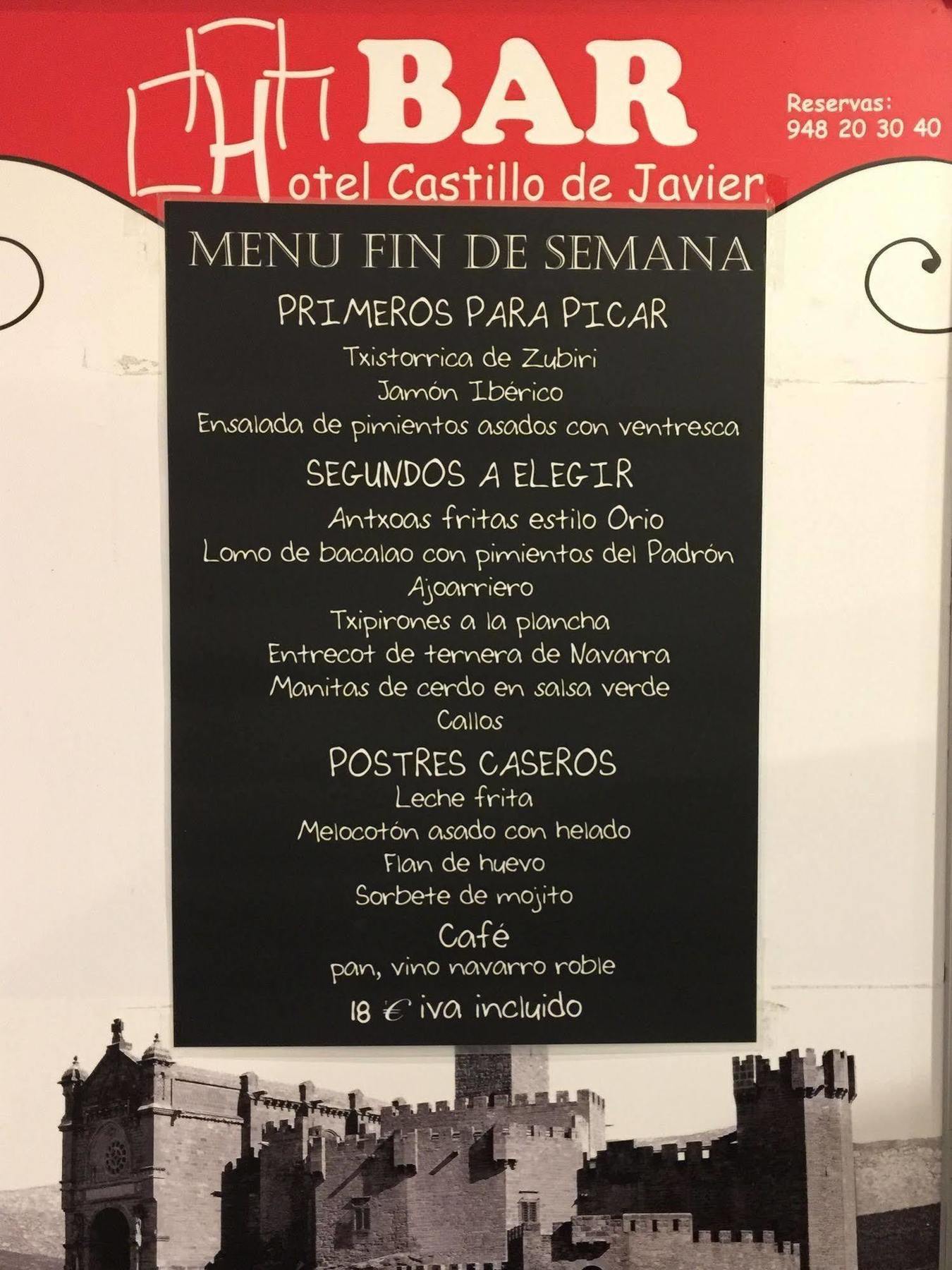 Hotel Castillo De Javier ปัมโปลนา ภายนอก รูปภาพ