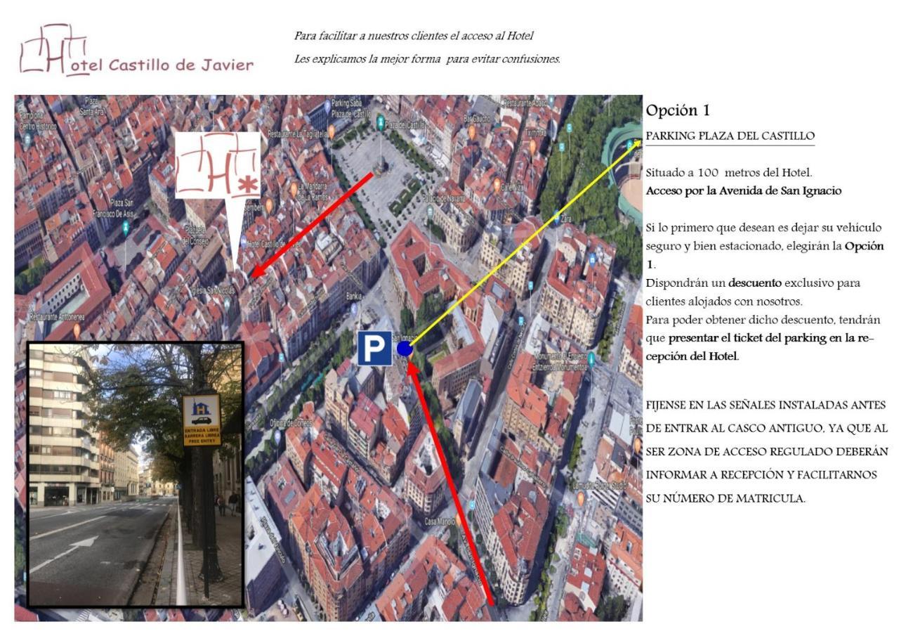 Hotel Castillo De Javier ปัมโปลนา ภายนอก รูปภาพ